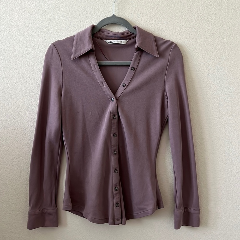 Zara button down top - Size Medium